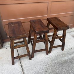 3 Bar Stools 