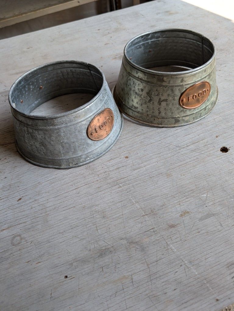 Metal Dog Bowl Covers