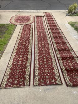Running Rug And A Round Rug