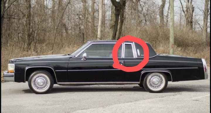 80-84 Cadillac Coupe Deville Quarter Windows 