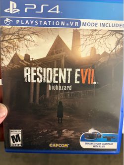 Resident evil biohazard ps4