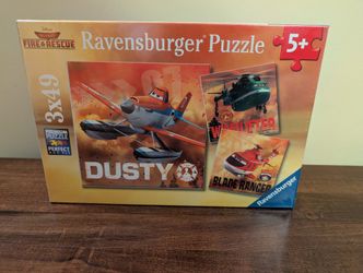New Disney Planes Fire and Rescue Ravensburger Puzzles 3x49