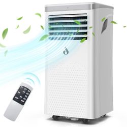 8,000 BTU Portable Air Conditioner w/ Remote & Window Kit