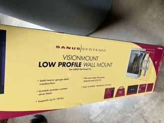 Sanus VisionMount VMPL250 Low Profile TV Wall Mount New Open Box
