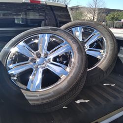 22"  F150 Wheels with spare tire