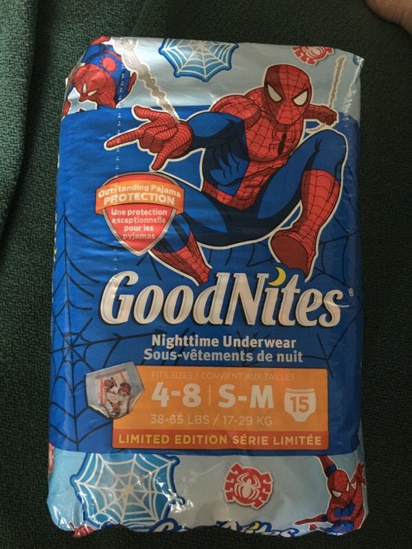 Goodnites Boys Spider-Man Nighttime Underwear