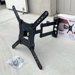 $19 (Brand New) Full Motion TV Wall Mount for 17-55” TVs Swivel and Tilt Bracket VESA 400x400mm, Max weight 66 Lbs