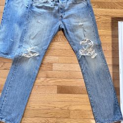 Levi’s 501 Jeans, No Stretch, 32x32, Blue Jeans, 2 For 1 Price
