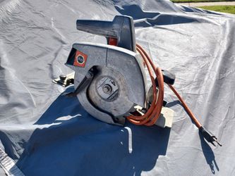 Black & Decker 7 1/4" Deluxe Circular Saw Vintage Tool, U-230