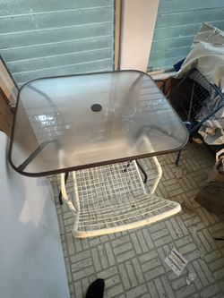 Outdoor Patio Table And 2 Chairs 