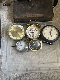 5 older clocks