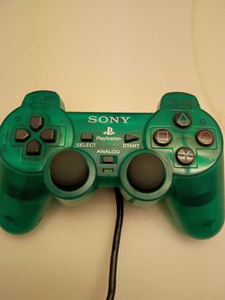 Sony PlayStation DualShock Controller Transparent Green
