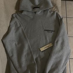 Dark oatmeal essentials hoodie
