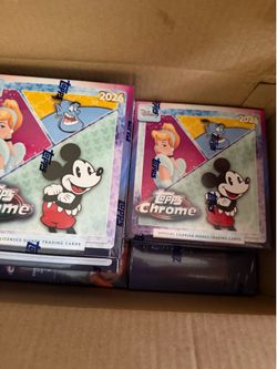 2026 TOPPS CHROME DISNEY MEGA BOX (56 Cards) Brand New Sealed