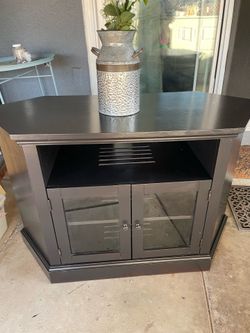 Shabby rustic solid wood multi purpose furniture- black - 48 inches wide / 20.5 inches deep/ 30 inches high