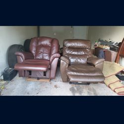 La-Z-Boy Leather Recliners 