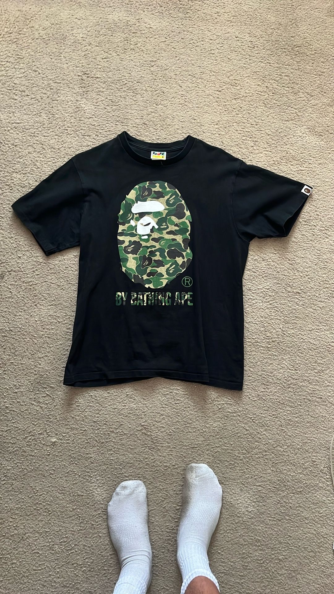BAPE Box Tee Green/Camp - Bought Off The Bathing Ape Website (100% Real)