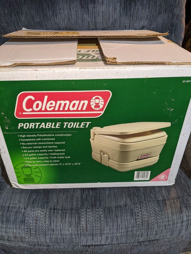 Used Coleman Portable Toilet