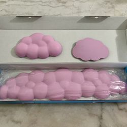 Pink Cloud Keyboard Wrist Rest