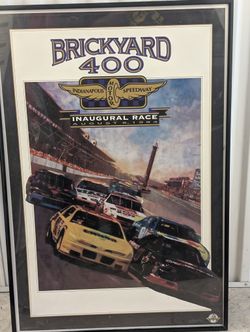Inaugural Brick yard 400 poster 