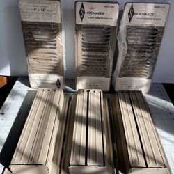6 Floor Perimeter Registers 4"x 12"