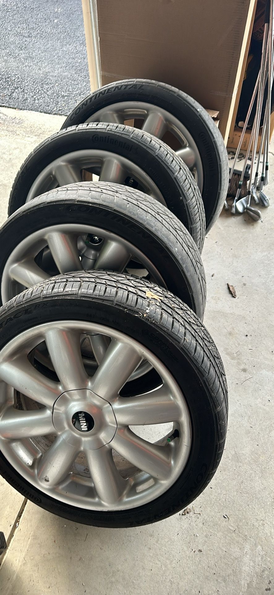 18” 4 Lug Mini cooper Wheels