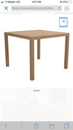 new in box square dining table