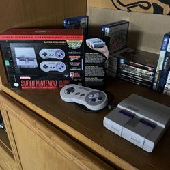 Super Nintendo classic edition for sale with box!