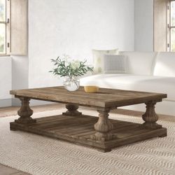 McKew Solid Wood Coffee Table brand new see pictures for measurements