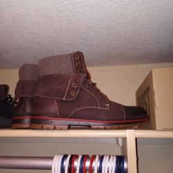 Brown Leather Boots 