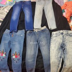 Size 5T . $15 For All . Girl Jeans . 
