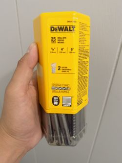 Dewalt 1/4” SDS PLUS Concrete Bits (25PK)