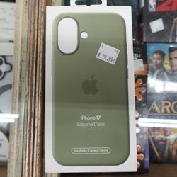 Apple iPhone 17 Silicone Case with MagSafe – Light Moss