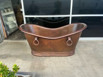 Texas Hammered Copper Tub