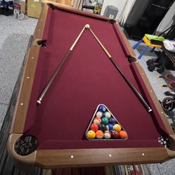 EastPoint Sports Masterton Billiard Bar-Size Pool Table 87 Inch or Cover – Perfect for Family Game Room. $400