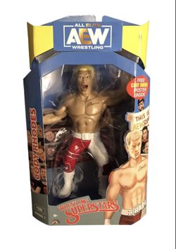AEW Wrestling Superstars Cody Rhodes Figure Red Gear Walmart Exclusive Series 1