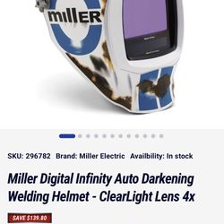 Miller Digital Infinity Welding Hood 