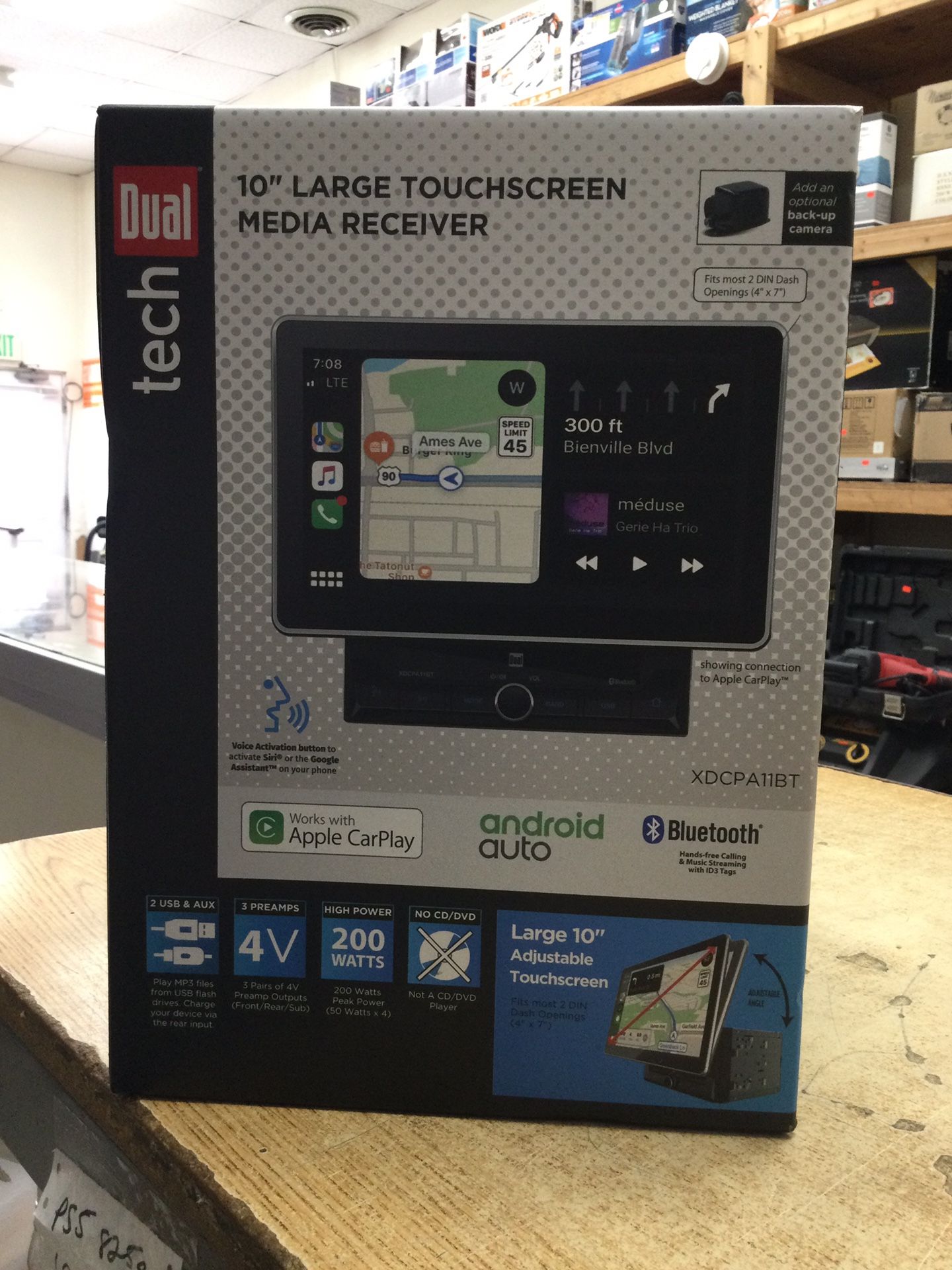 CAR RADIO , OTHERS 10” LARGE TOUCHSCREEN MEDIA RECEIVER TECH DUAL