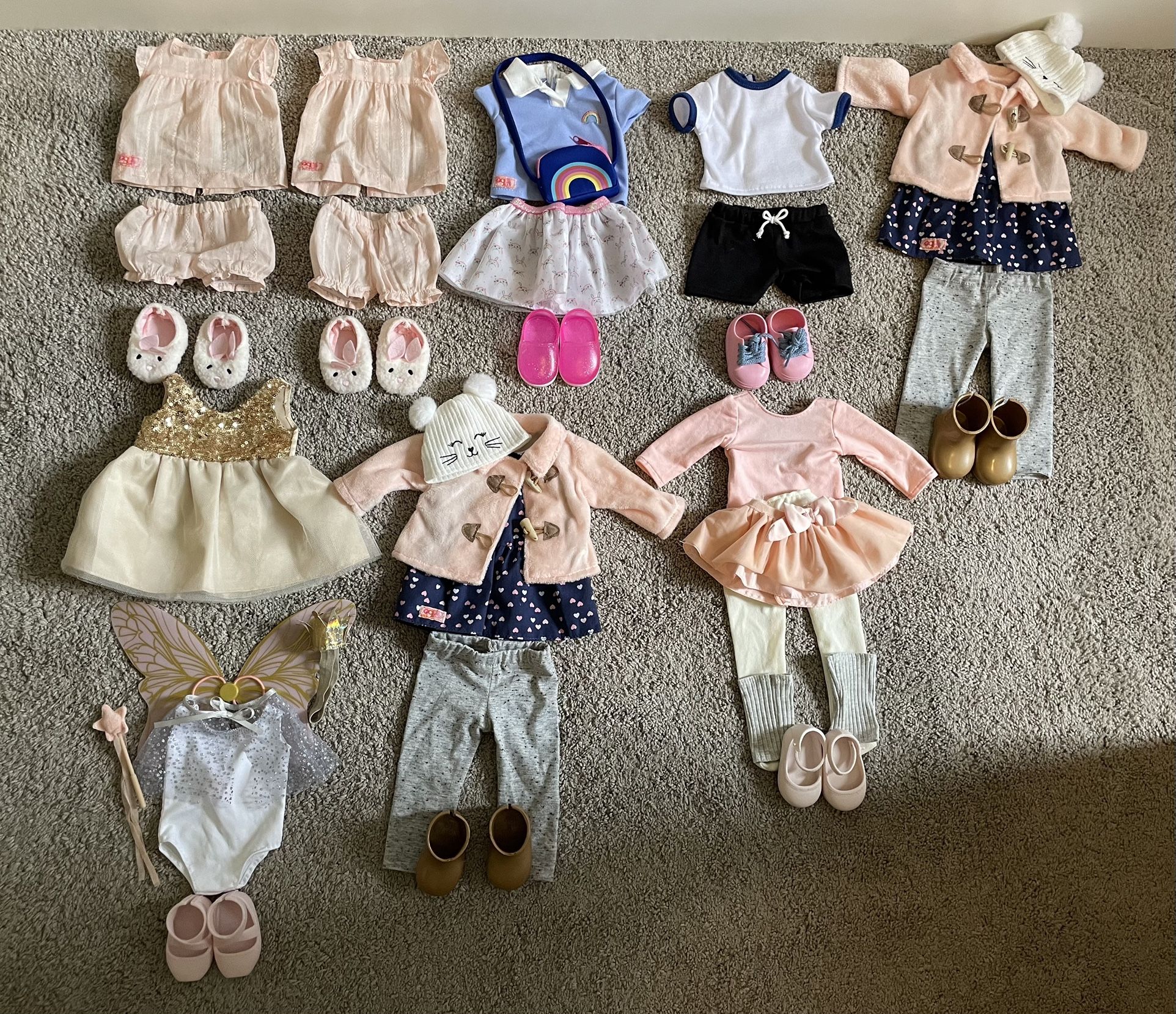Doll Clothes Allotment (18inch Our Generation Dolls)