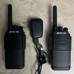 2 RETc 15 walkie talkies