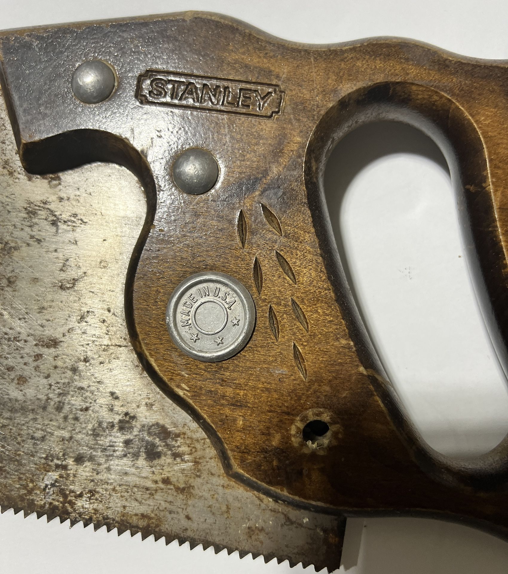 Vintage Stanley Crosscut 26” Saw. Made In The USA