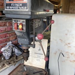 Vintage Sears Craftman Floor drill Press 1/2 hp