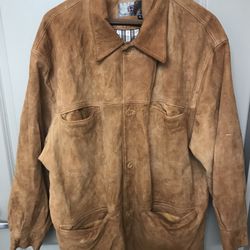 the territory ahead suede leather jacket Size XL