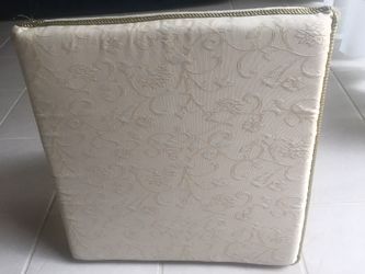 two square seat cushions