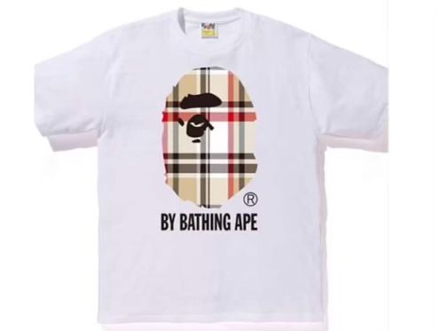 Bape Tee Burberry