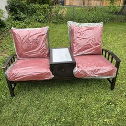 Bench With New Cushions 