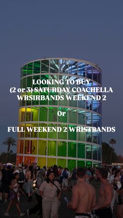 COACHELLA WEEKEND 2 SATURDAY