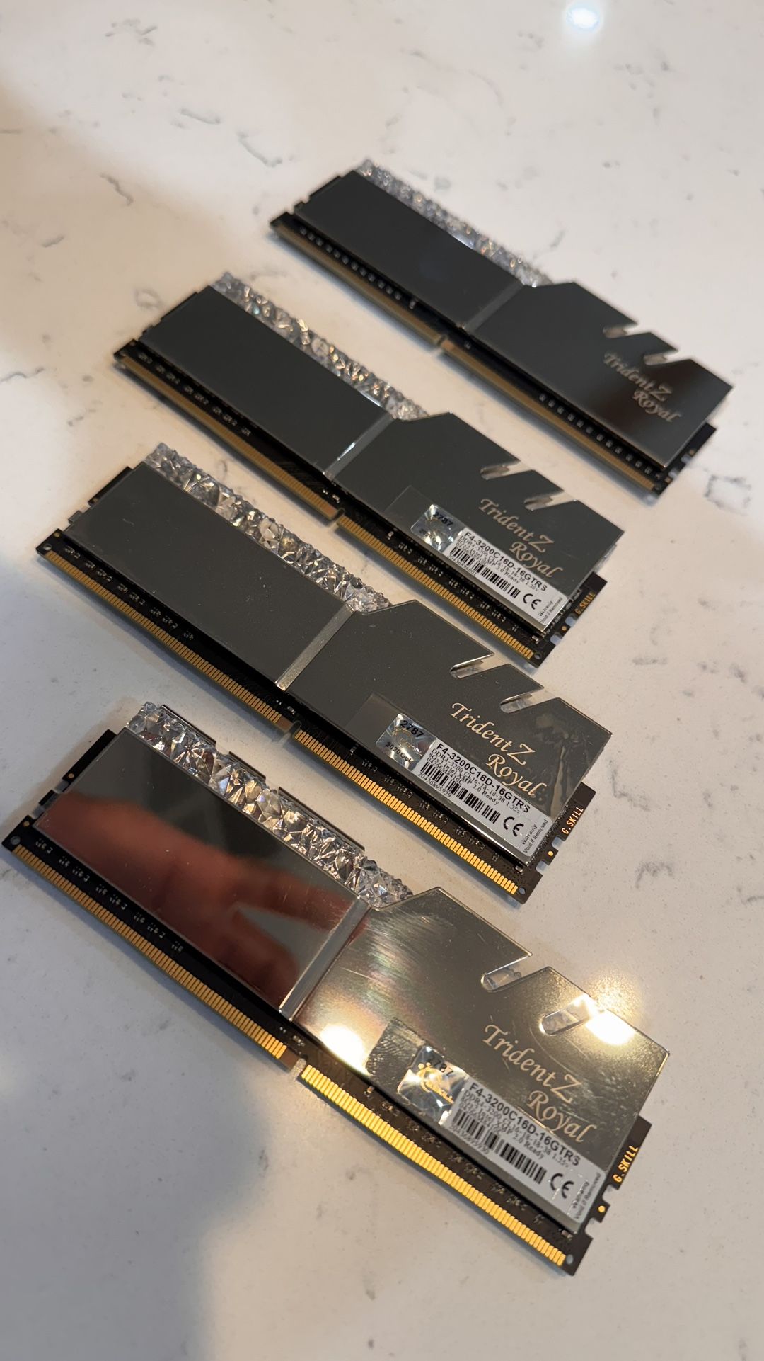 Ram Trident Royal Gold 32gb 2x16gb G Skill Gold Ram Trident Z
