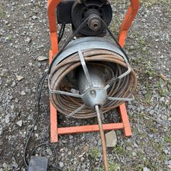 Electric Snake Drain Clearer With Foot Pedal