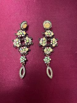 Stunning Multicolor Opal Earrings